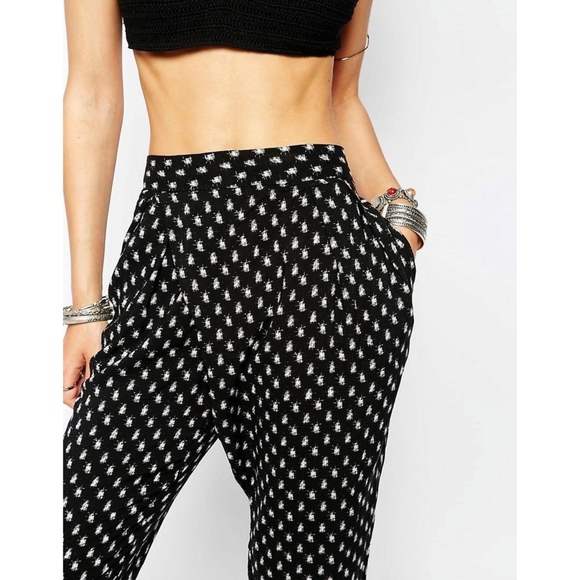 NWT FREE PEOPLE CROSSOVER FRONT HAREM PANT XS - Picture 3 of 4